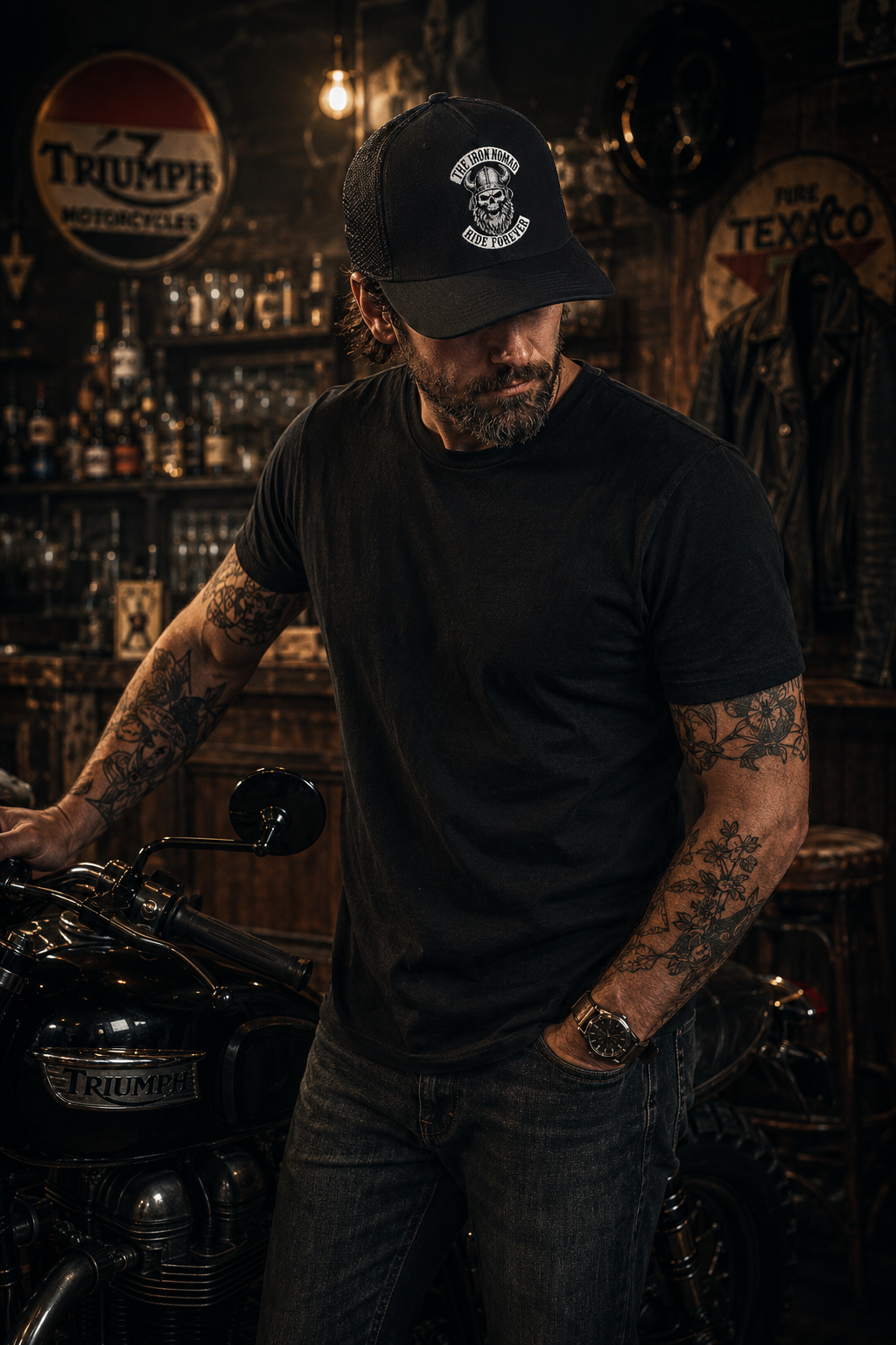 The Iron Nomad Trucker Cap Rider
