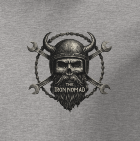 The Iron Nomad Skull & Spanners Tee