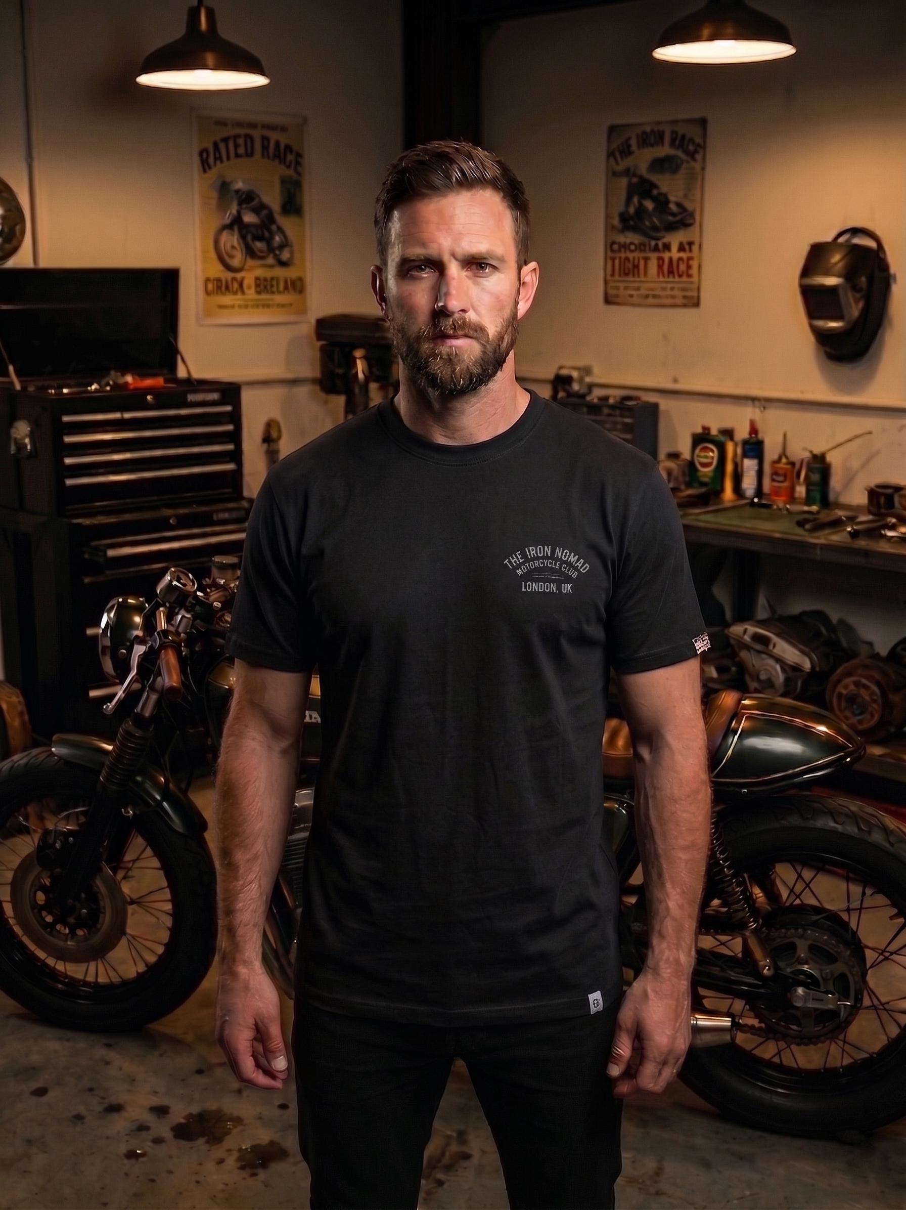 The Iron Nomad Loopwheel EMB T-shirt