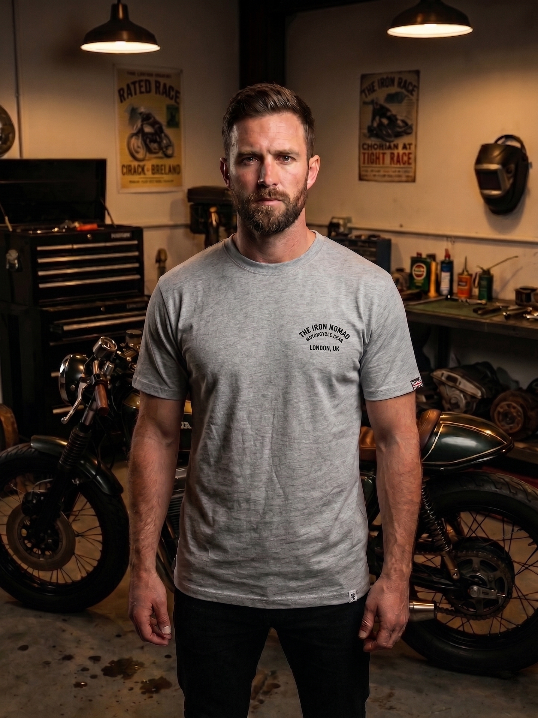 The Iron Nomad Loopwheel EMB T-shirt