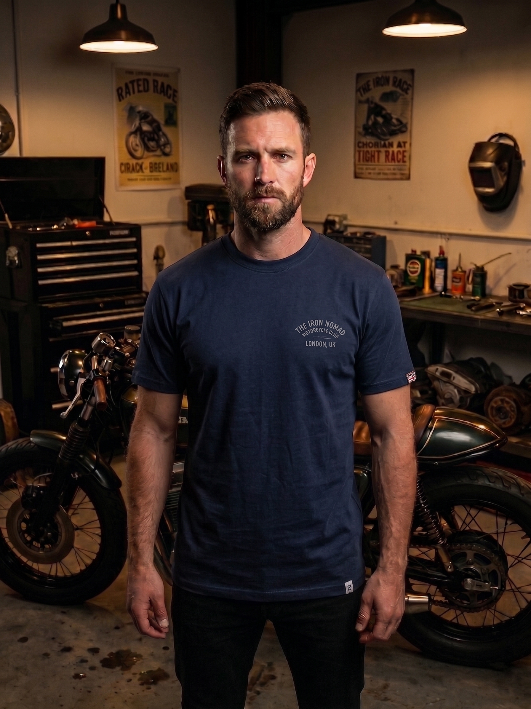 The Iron Nomad Loopwheel EMB T-shirt