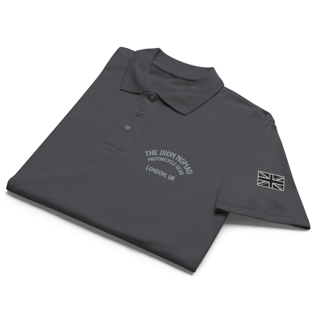 The Iron Nomad Classic Polo Text Shirt